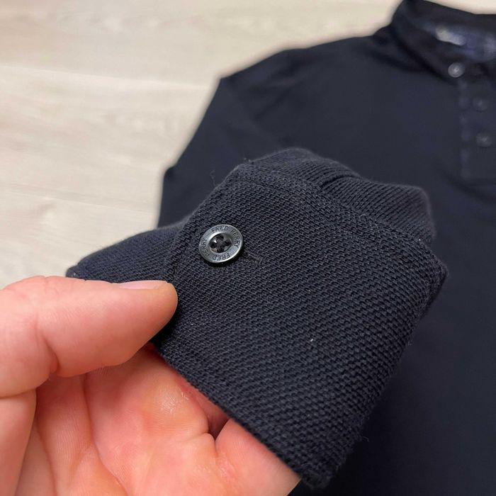 Елегантне Чорне поло лонгслів Фред Перрі Fred Perry, Розмір L