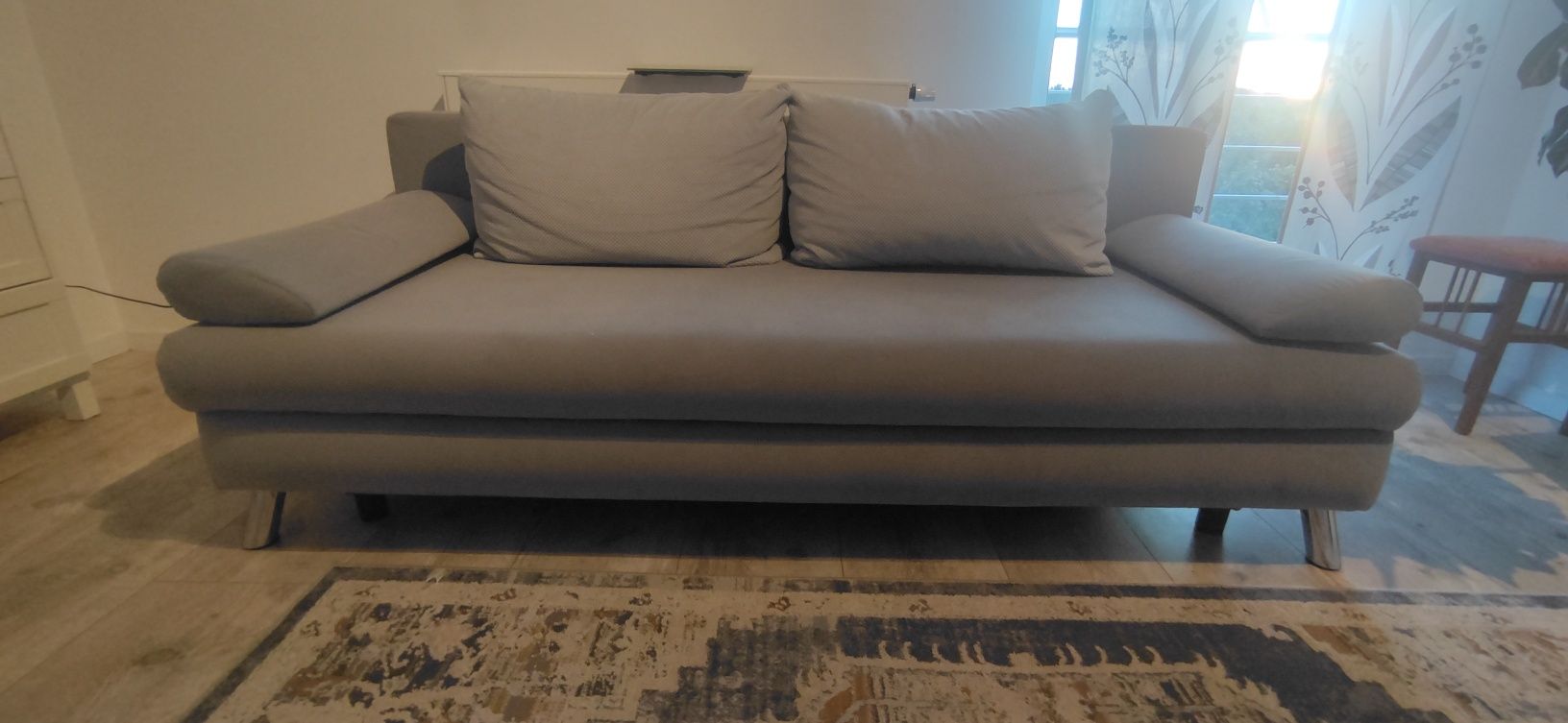 Kanapa rozkładana, sofa rozkładana z pojemnikiem - super stan