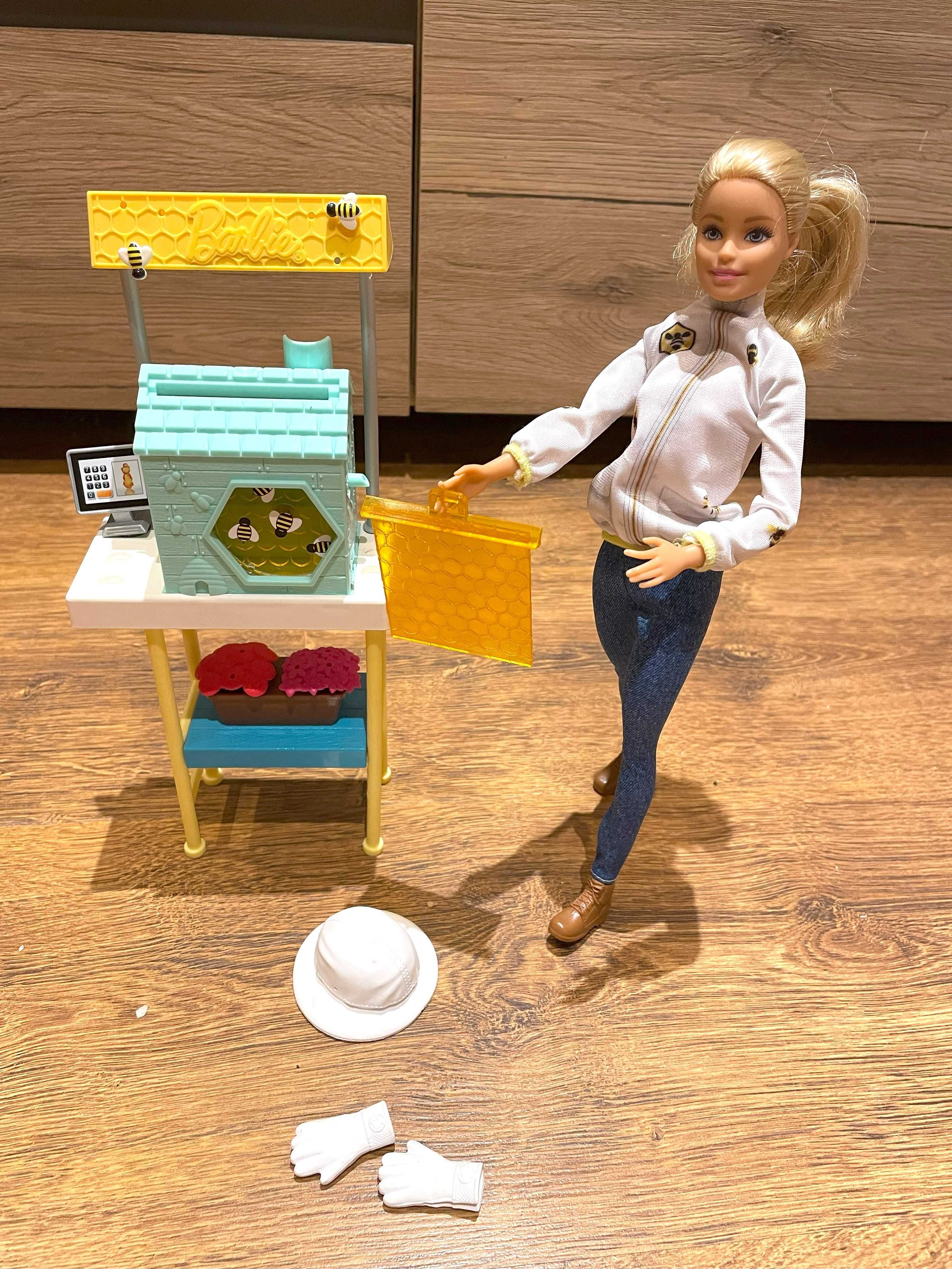 Zestaw Barbie Pszczelarka + ul