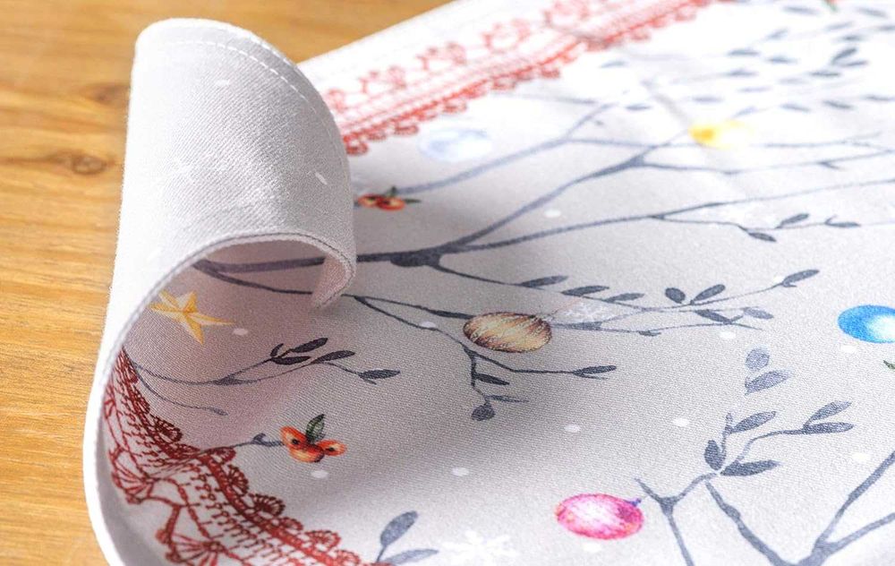 1011 Maison d' Hermine podkładka na stół świąteczna 4szt bawełna 100%