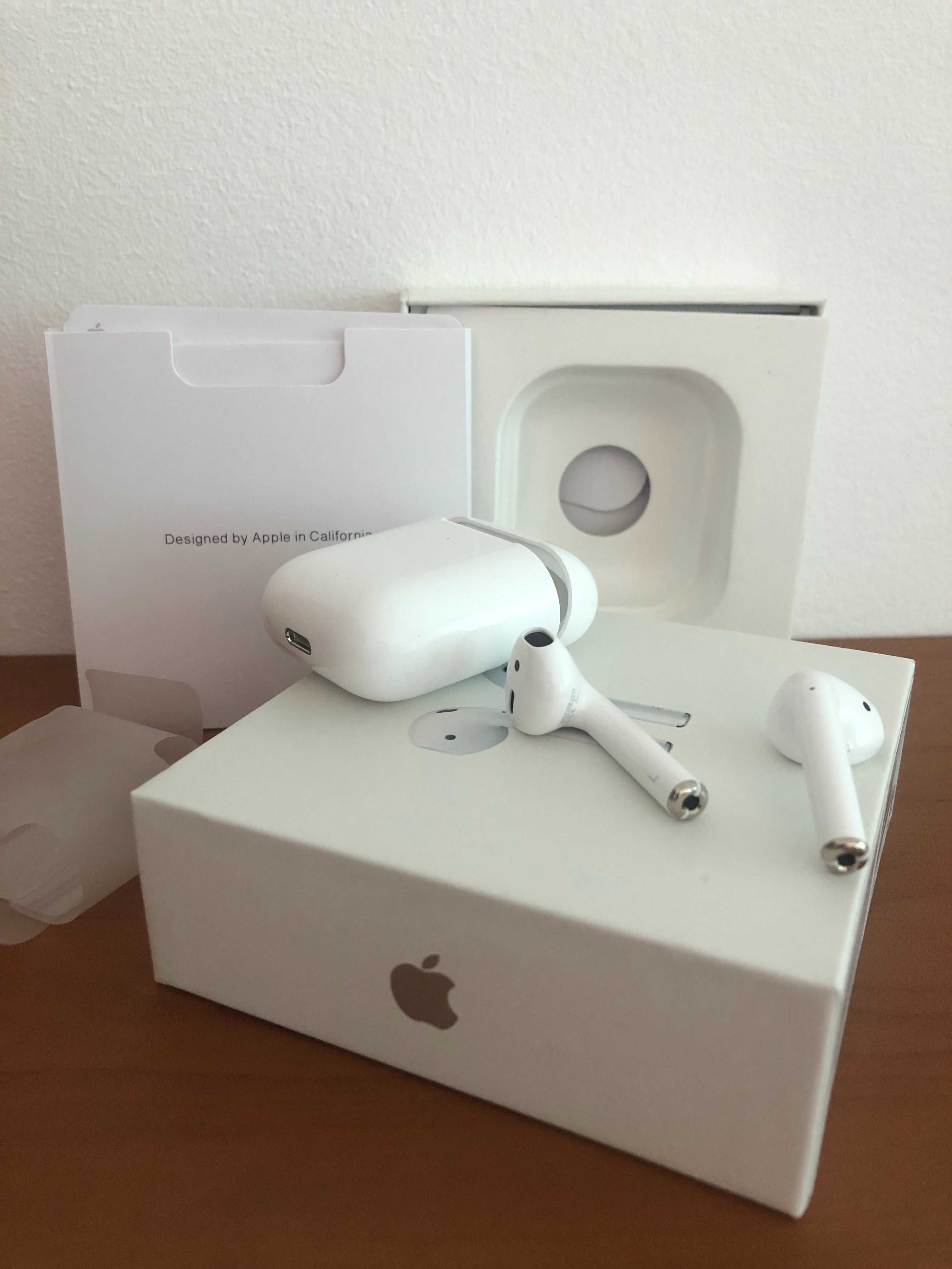 Навушники AirPods 2 + ЧОХОЛ у подарунок