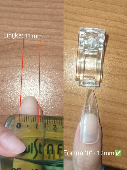 Profesjonalny zestaw Nailpop dual forms do przedłużania paznokci