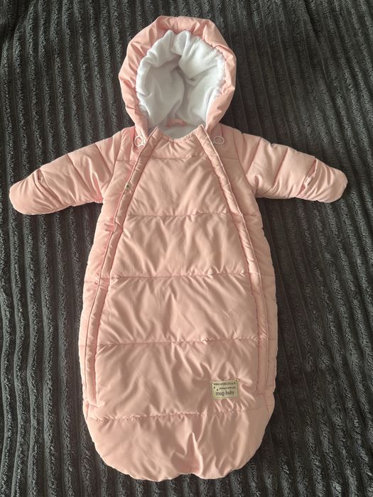 Зимовий комбінезон конверт для дівчинки Mag baby 0-6 місяців