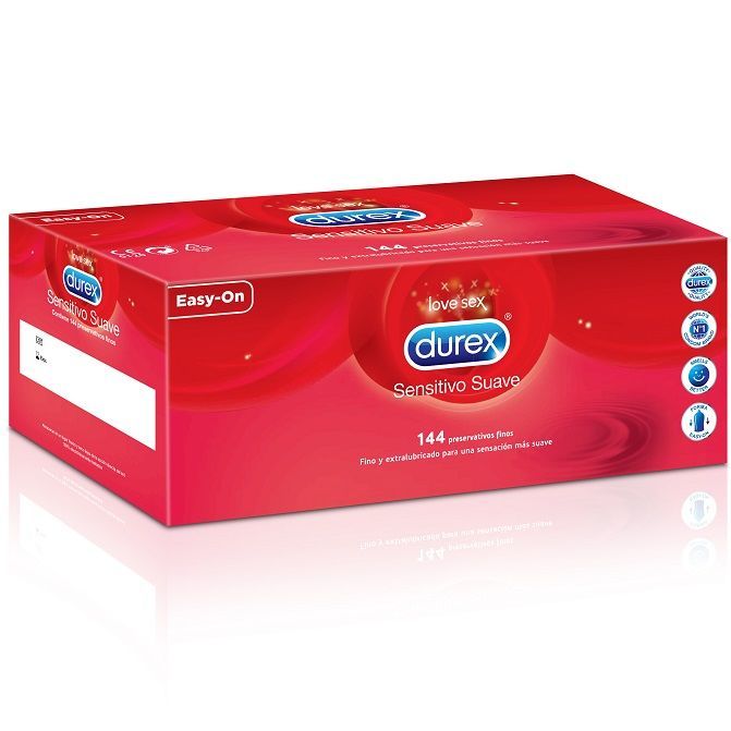 144 Unidades DUREX sensível suave