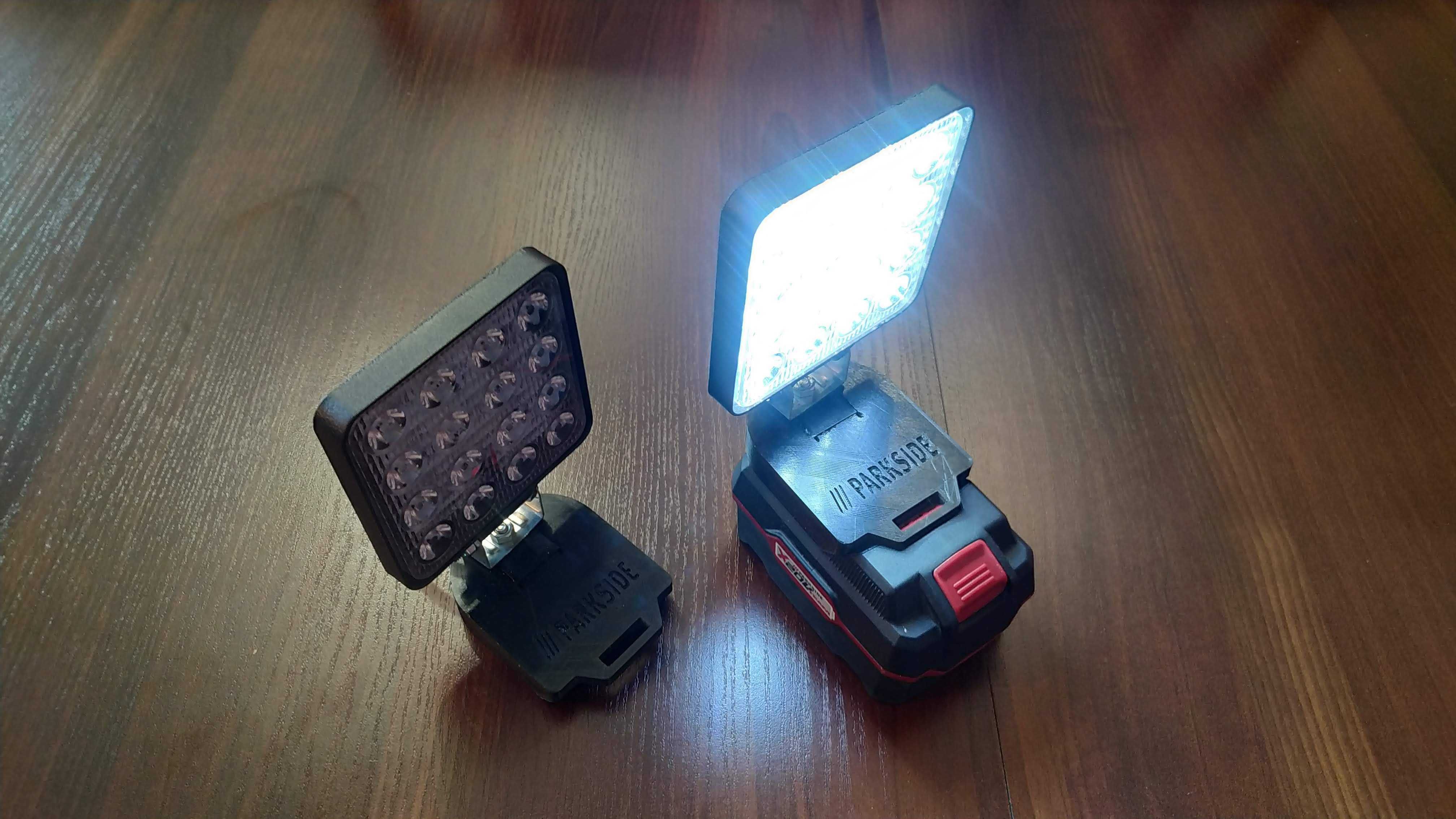 Lampa do akumulatora Parkside X20V, do bateri  ,baterii