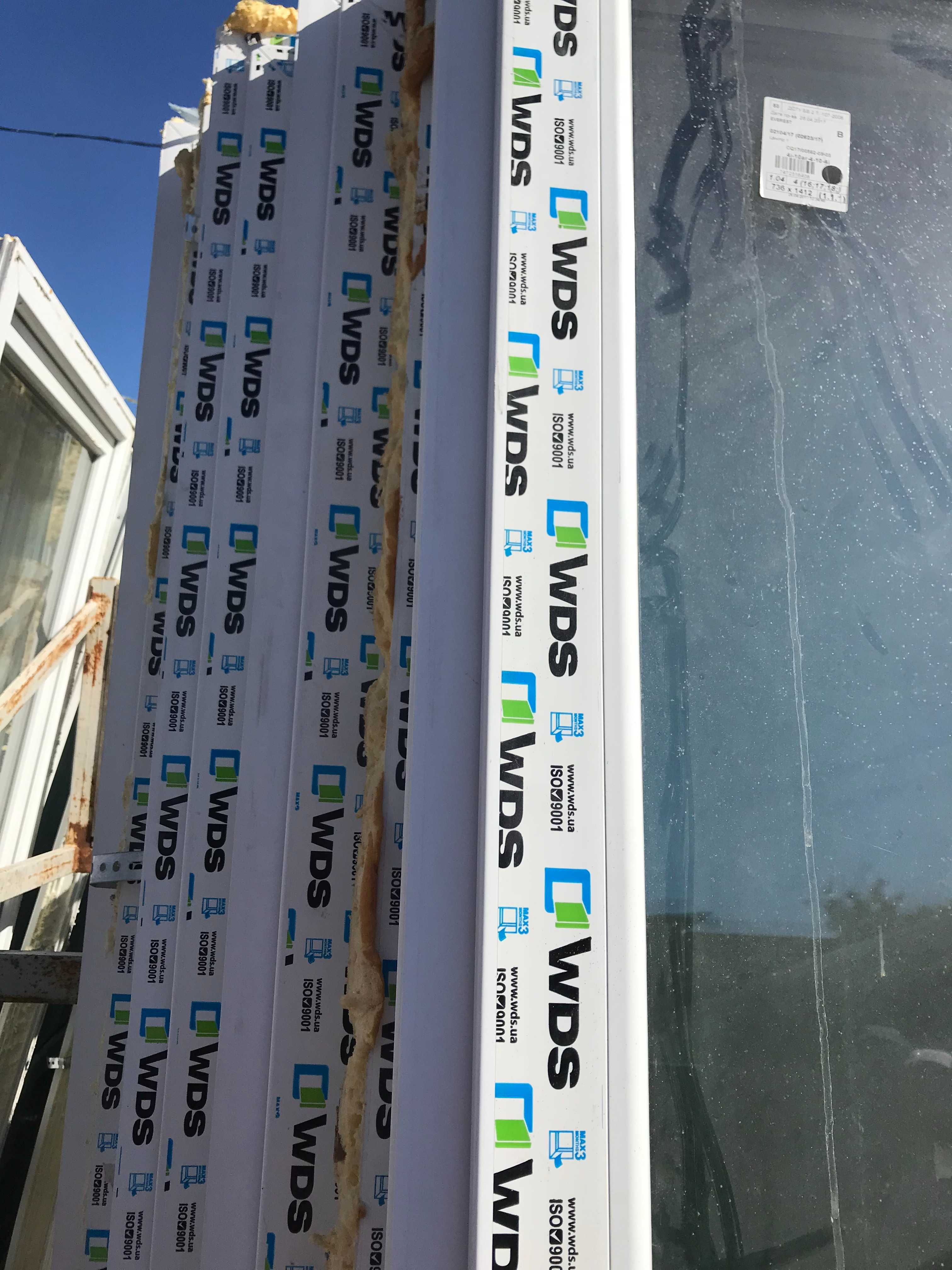 Новые WDS металлопластиковые двери 25 штук 2250*920 3стекла 7камерные