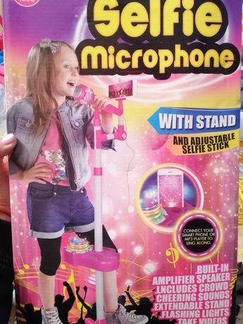 Продам детский  микрофон с подсоединением к телефону