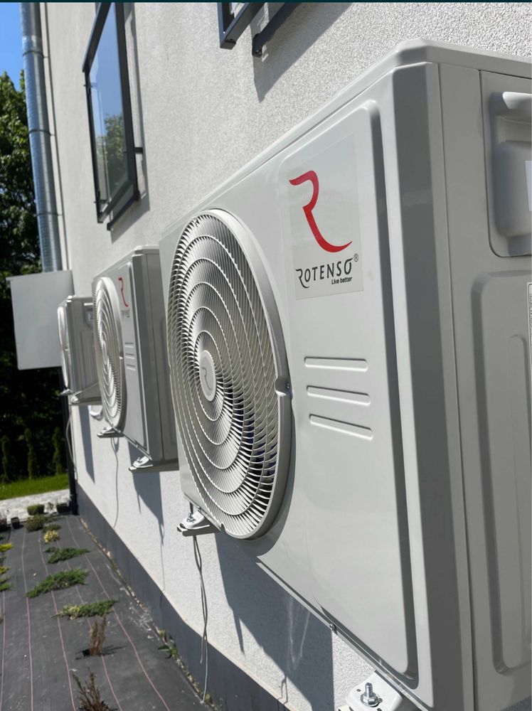 Klimatyzacja z funkcja grzania gree, rotenso, daikin, samsung