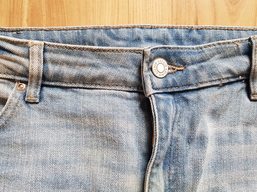 H&M denim klasyczna spódnica jeansowa 44