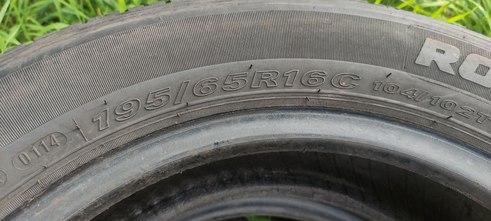 Opony letnie z 2014r 6mm 195/65/16c Roadstone 7N możliwa wysyłka+