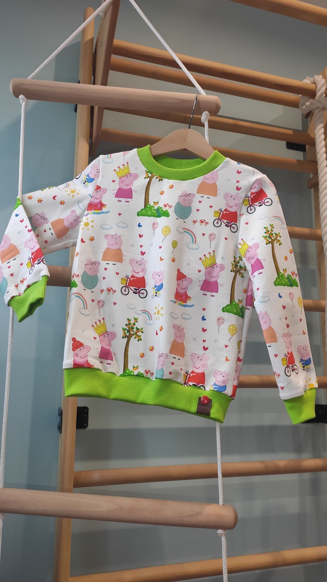 Bluza dziecięca świnka Peppa 98/ 104 bawełna nowa sweterek z Peppa