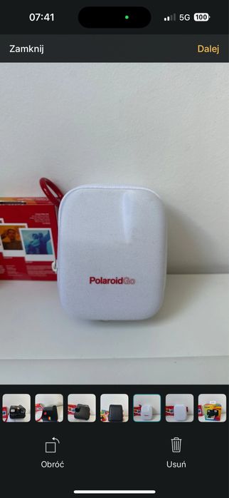 Aparat Polaroid Go black czarny etui filtry