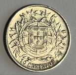 Moeda de 10 centavos de 1915
