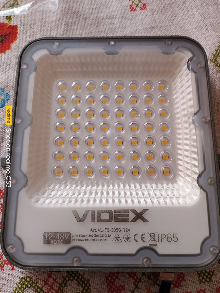 Прожектор Videx LED 30w(12-48v).