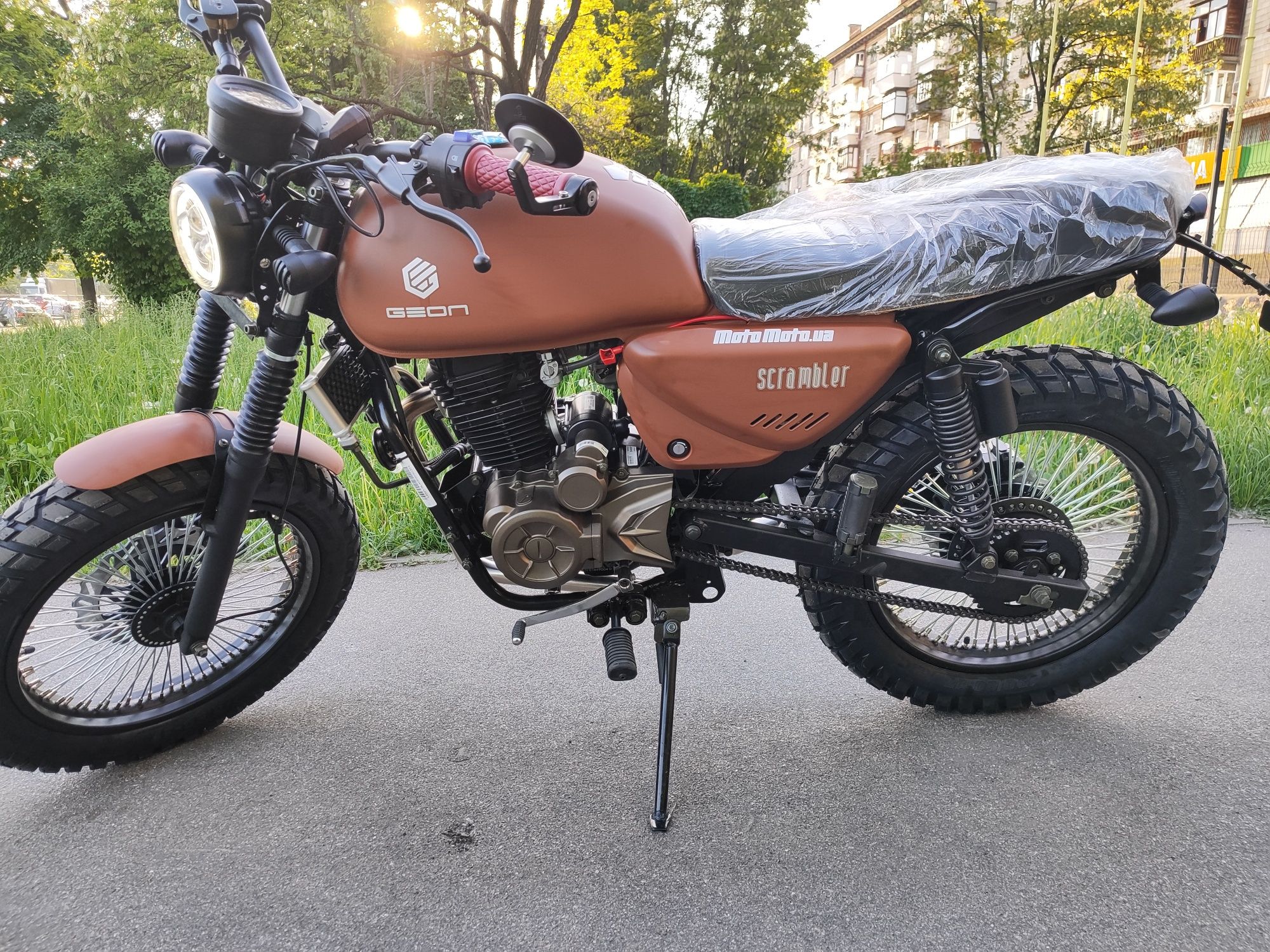 Мотоцикл GEON SCRAMBLER 200 (17/17)/Доставка/Кре