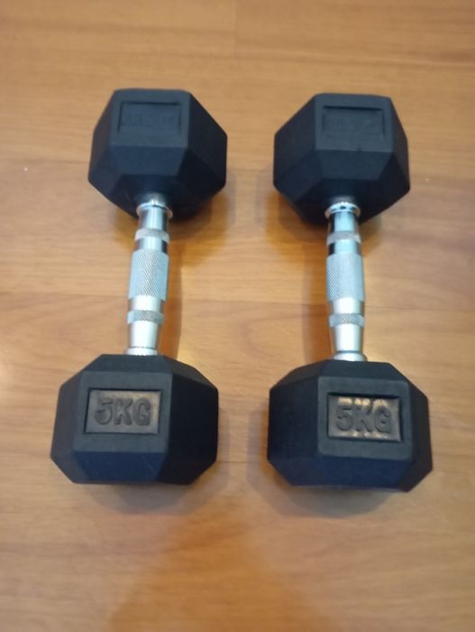 2 Halteres de 5 kilos