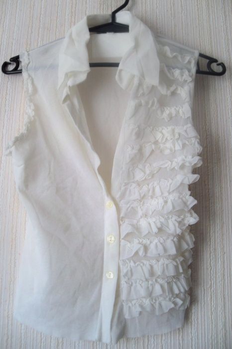 Белая школьная блузка,42-44 размер