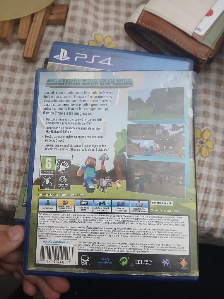 Jogo para a playstation 4 minecraft
