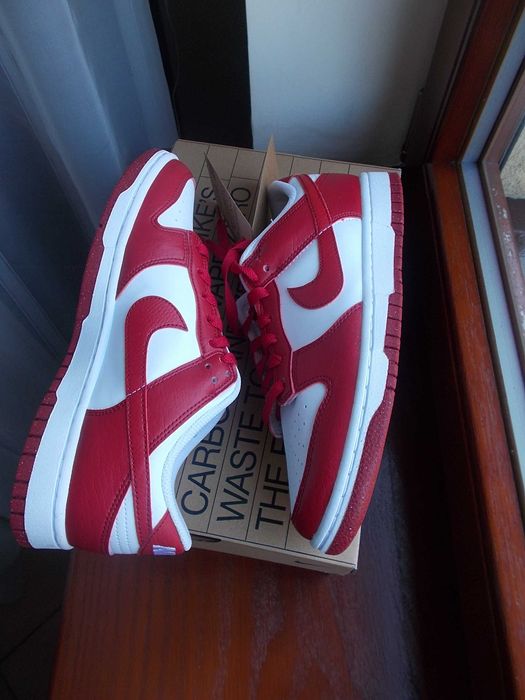(r. 40) Nike Dunk Low Next Nature White Gym Red (W) DN1431,-101