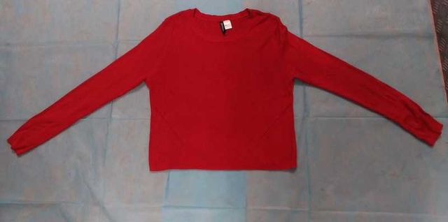 Piękny czerwony sweterek / bluzka