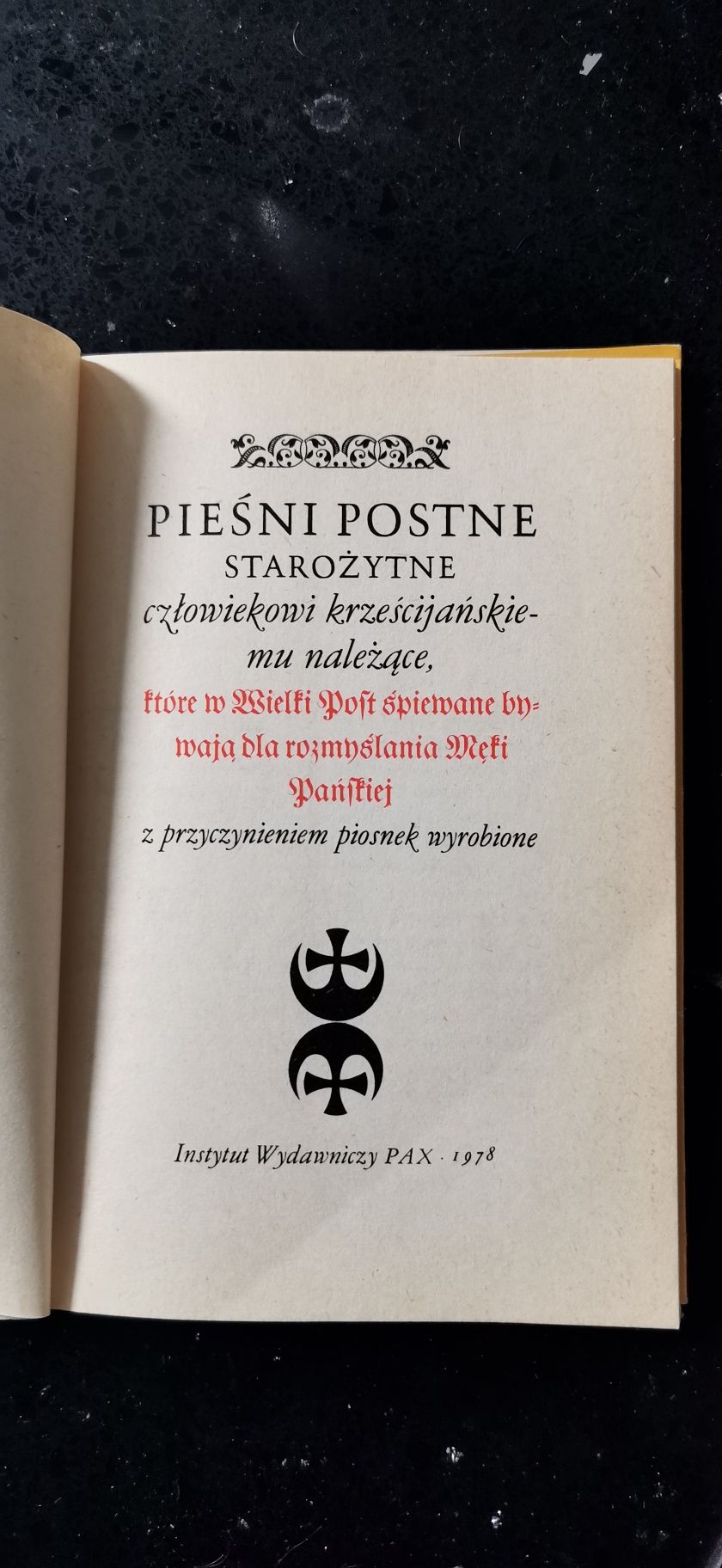 Pieśni postne starożytne Reprint z 1607 r.
Praca Zbiorowa
