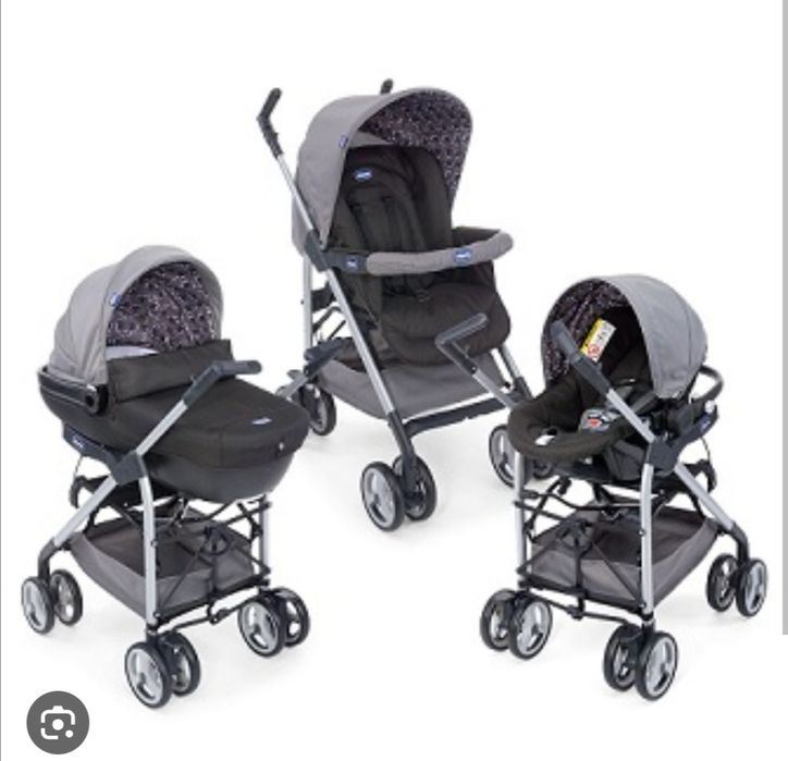 Trio spring chicco cinza