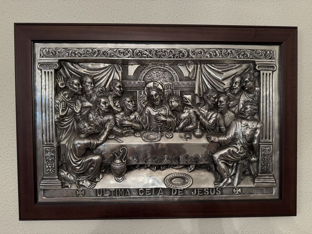 Quadros "A ultima ceia de jesus"