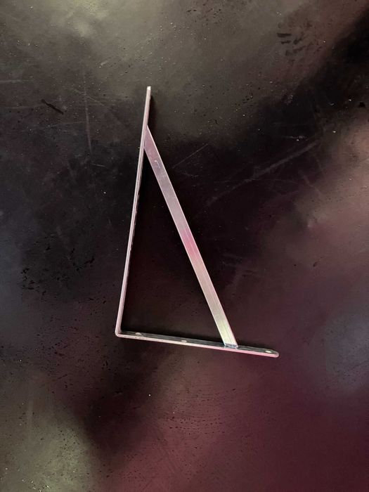 Conj. Mão Francesa Esquadria GRANDES aço 50x33cm -LEROY MERLIN-7 pares