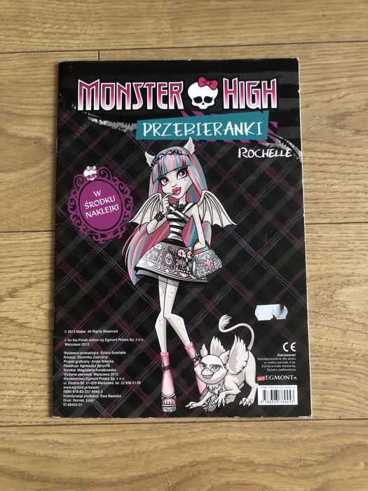 Kolorowanka monster high naklejki
