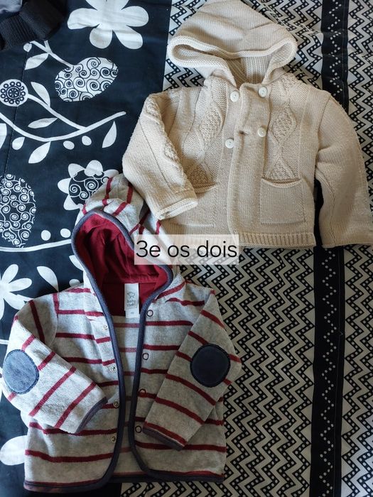 Roupa de bebé menino até aos 9 meses