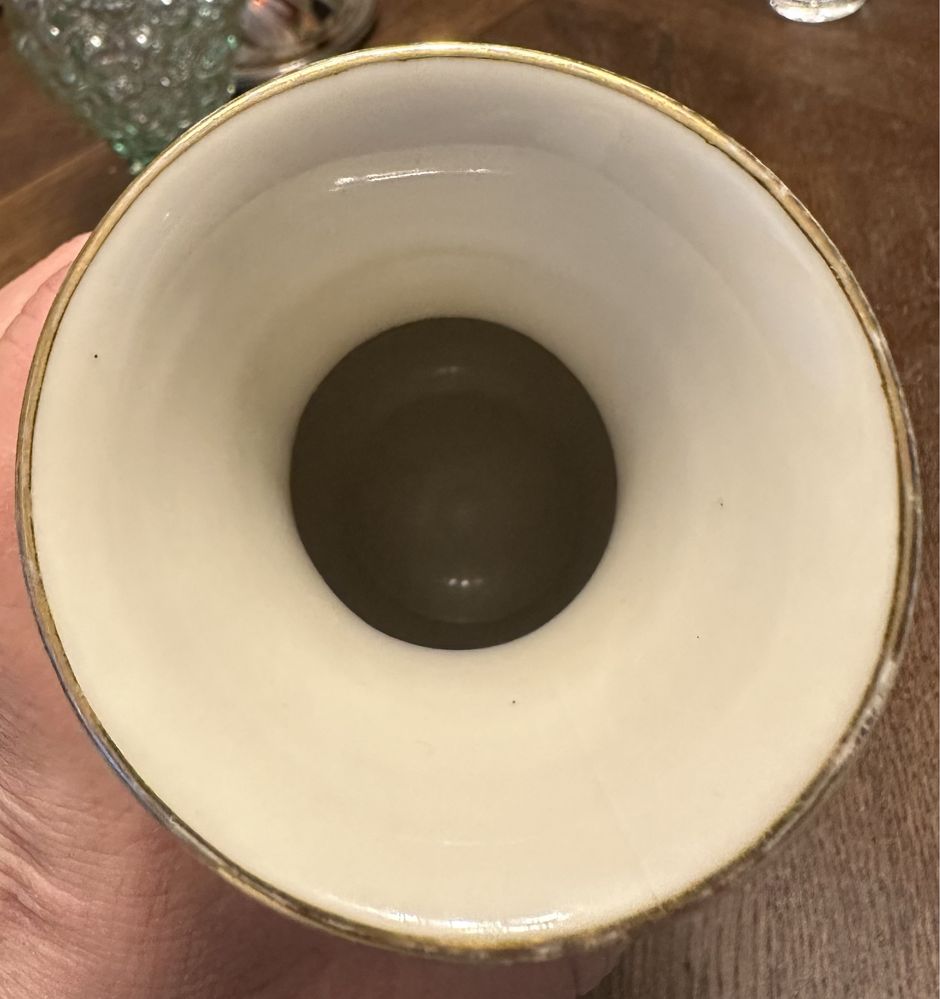 Wazon wazonik porcelanowy motyl motyle dekoracja 1256