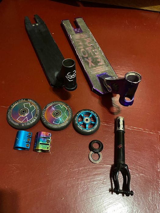 Продам запчасти от трюкового самоката