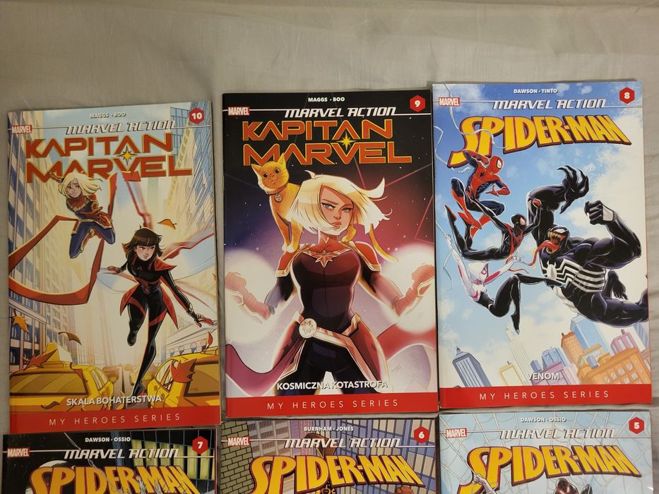 10 numerów Marvel Action My Heroes Series
