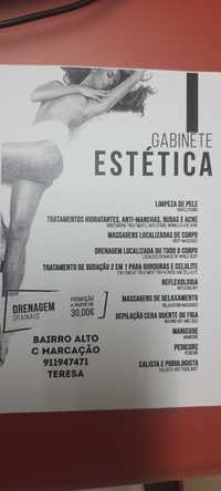 Estética- tratamento de rosto e corpo