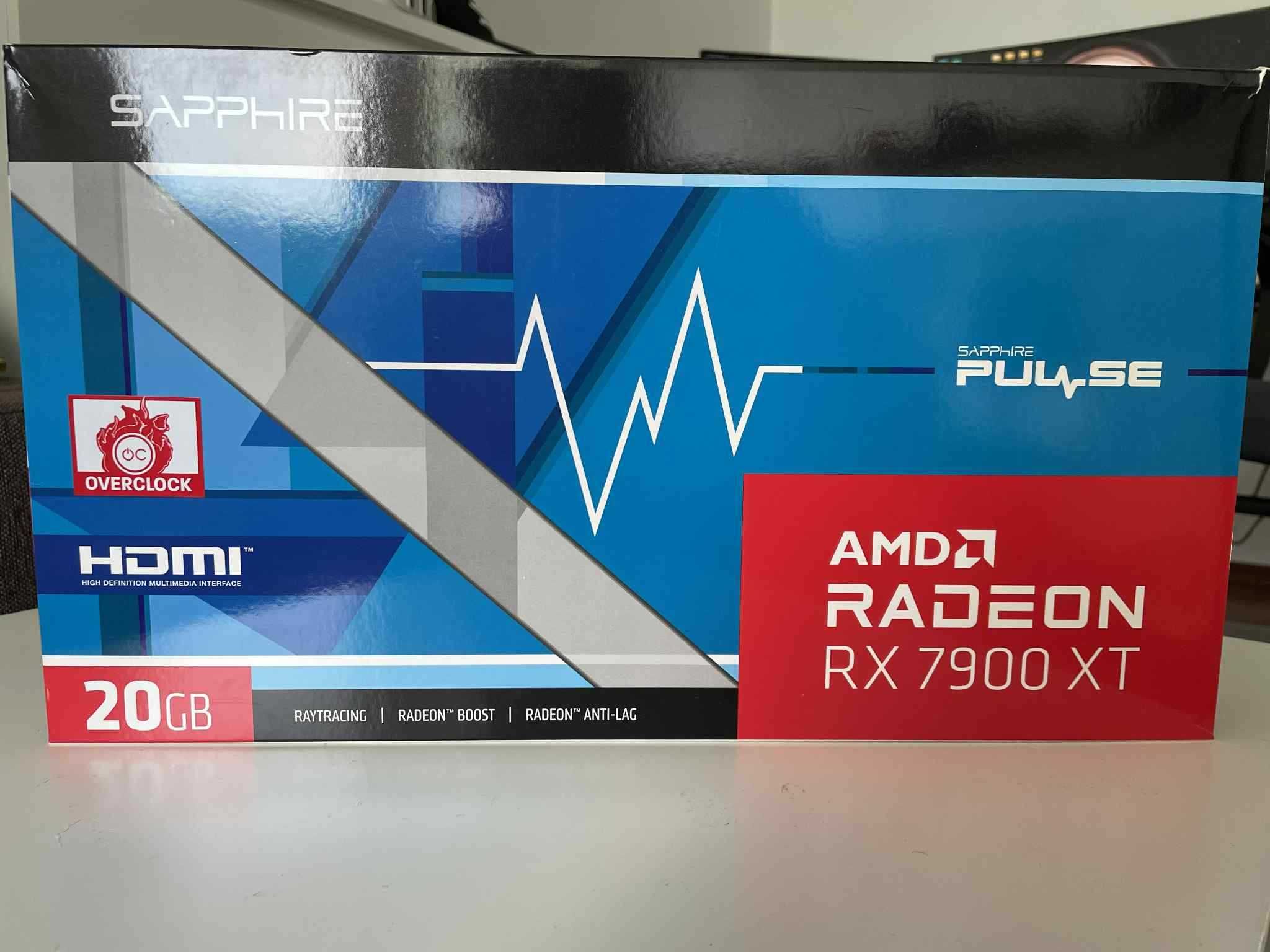 Sapphire Radeon RX 7900 XT PULSE GAMING OC 20GB GDDR6