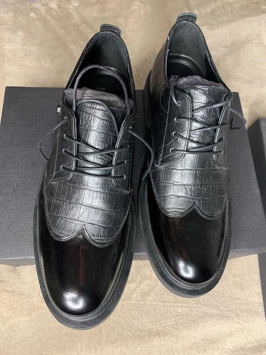 Туфлi чоловiчi. Шкiра. Rage Age, 42 розмiр. 27 см стелька. Стан: Нове