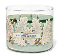 Свічка Bath&Body Works 3-wick Candle Autumn Woods