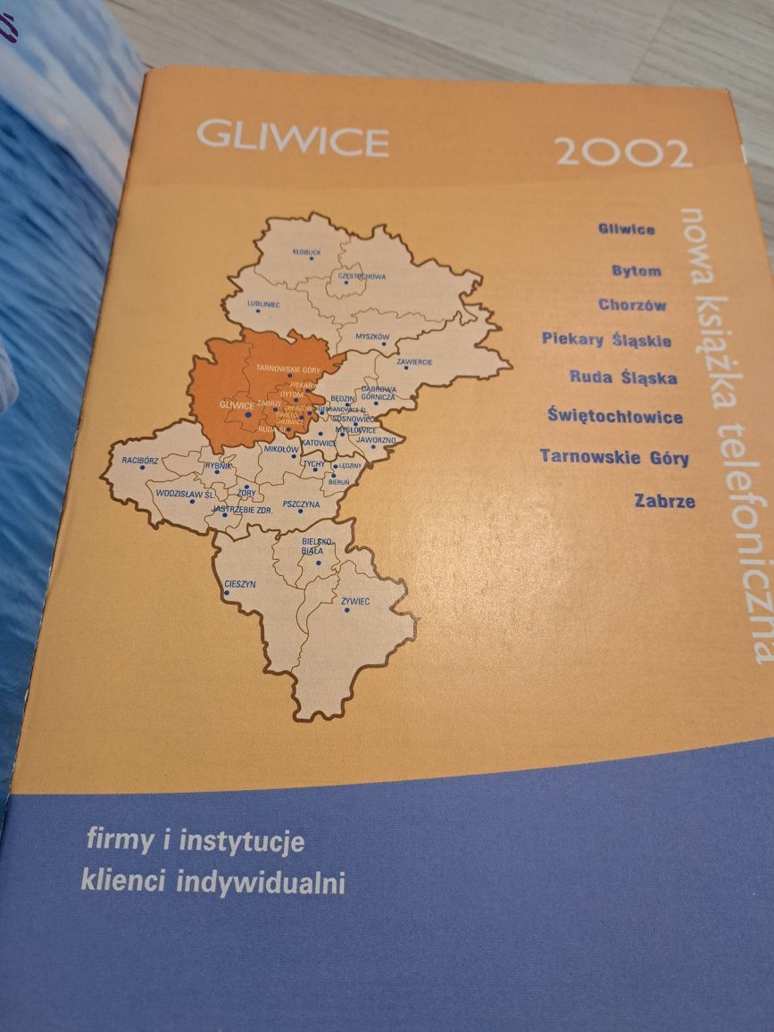 Książka telefoniczna Gliwice 2002