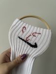 Skarpety skarpetki handmade nike wyszywane swiateczne prezent