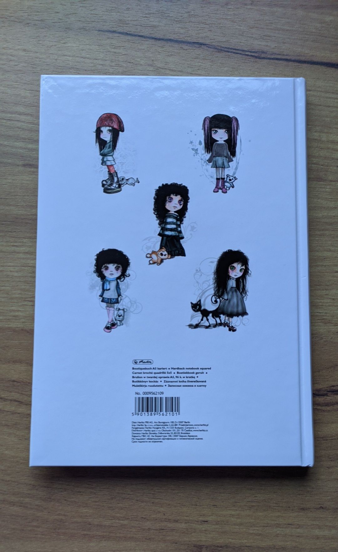 Emo Zeszyt w kratkę A5 Brulion 96 kartek Szkolny Studencki Herlitz