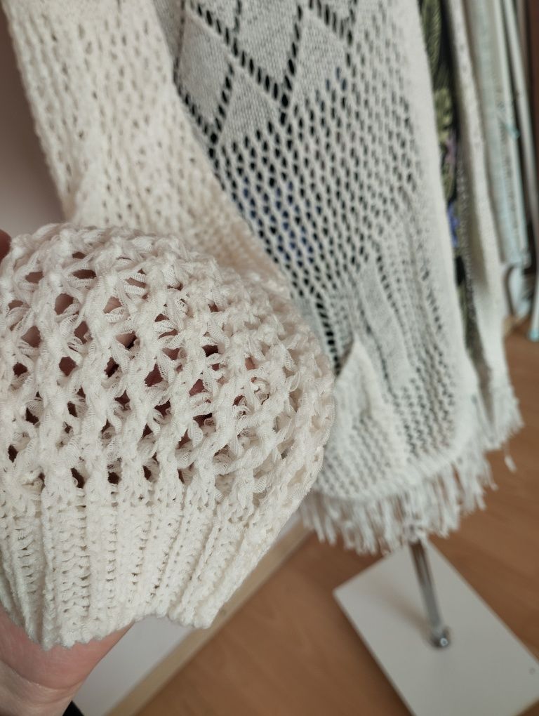 Piękny sweter Boho narzutka uni