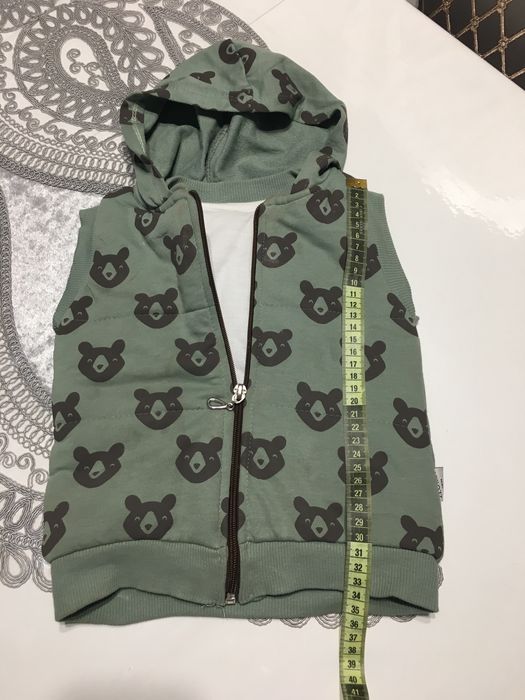 Ромпери, жилетка, шапка зимова