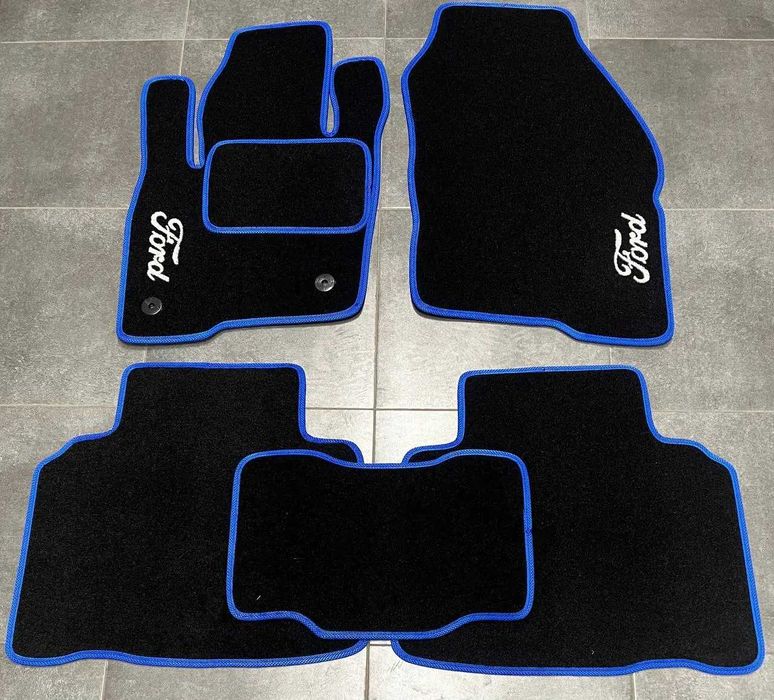 Ворсові коврики для Форд\ Ford Fiesta\ Focus\ C-Max\ S-Max\Edge\поліки