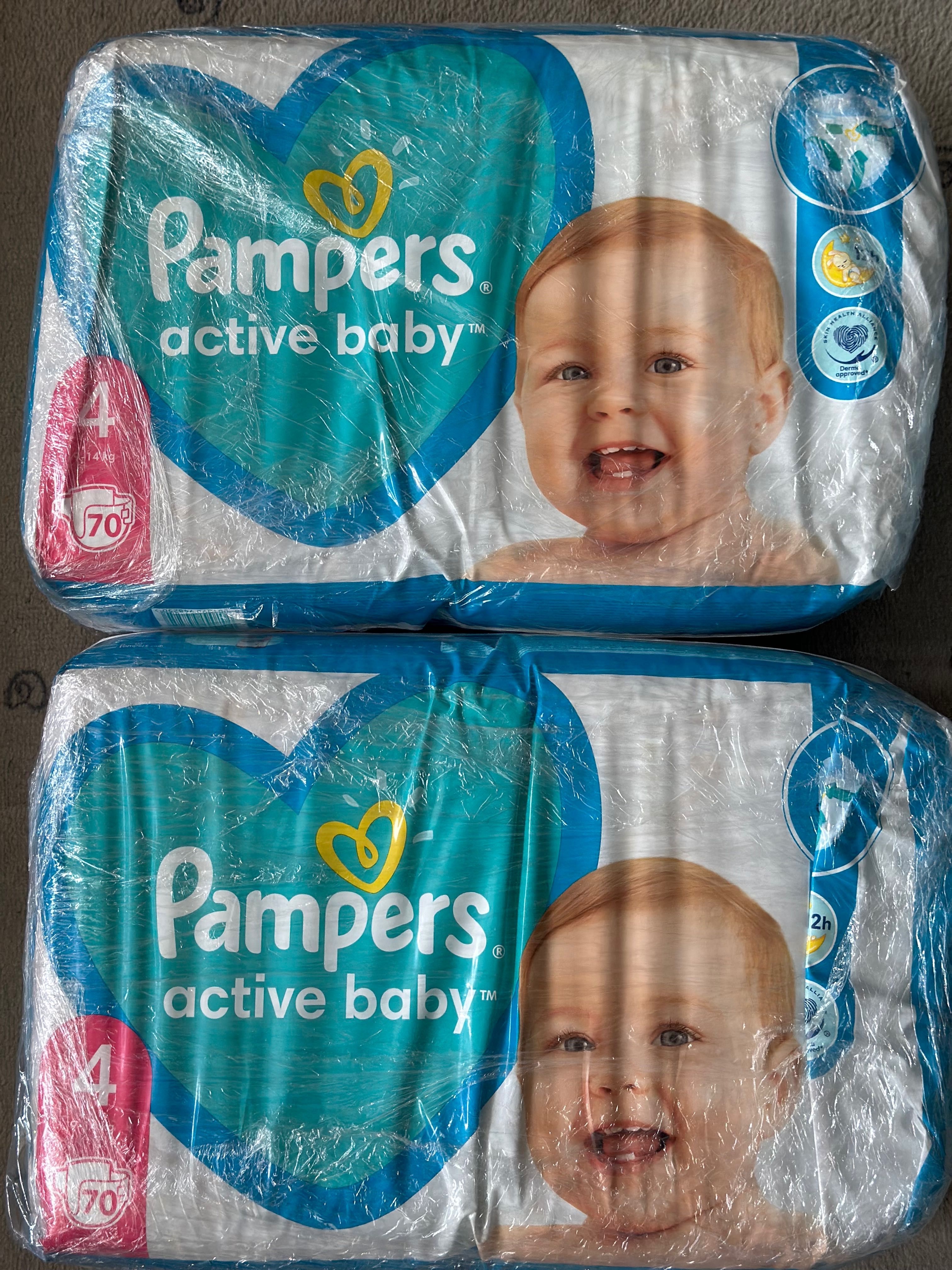 Pampers active baby 4 (70 штук)