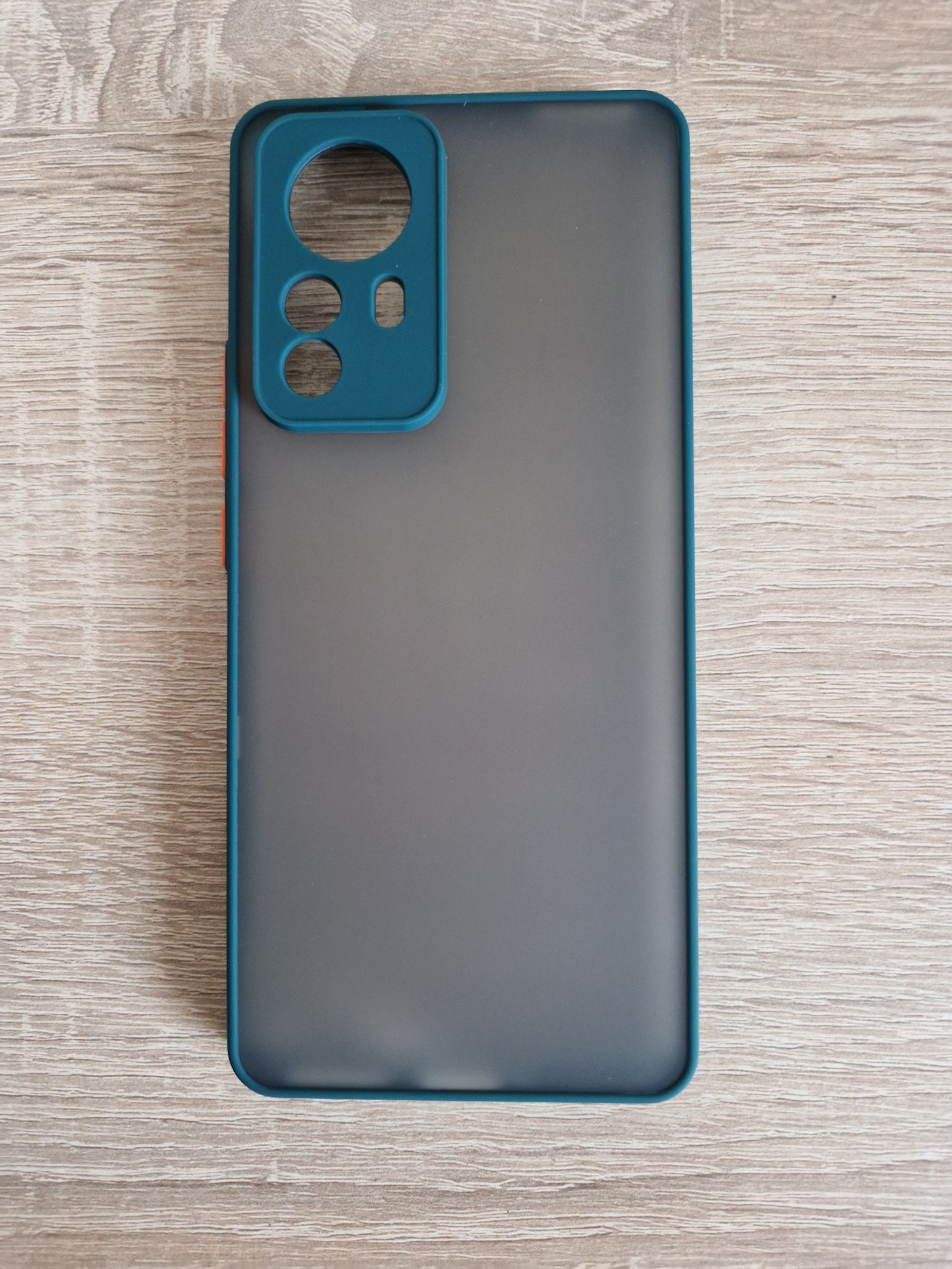 Etui Vennus Color Button Bumper do Xiaomi 12 Pro Zielony