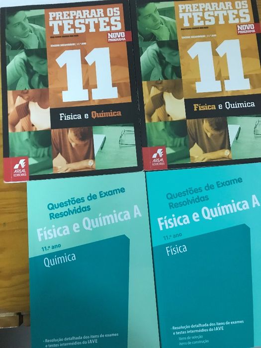 Livros e livros exame Fisica & Quimica