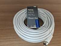 N021 Hama Kabel Antenowy SAT 10m Wtyk F 85dB Classic Line