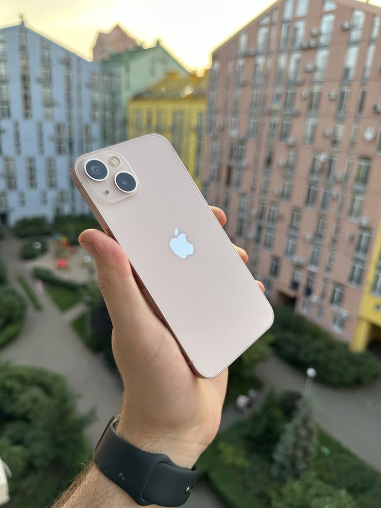 92% Аккум Идеал iPhone 13 128Gb Pink Neverlock Айфон White Starlight