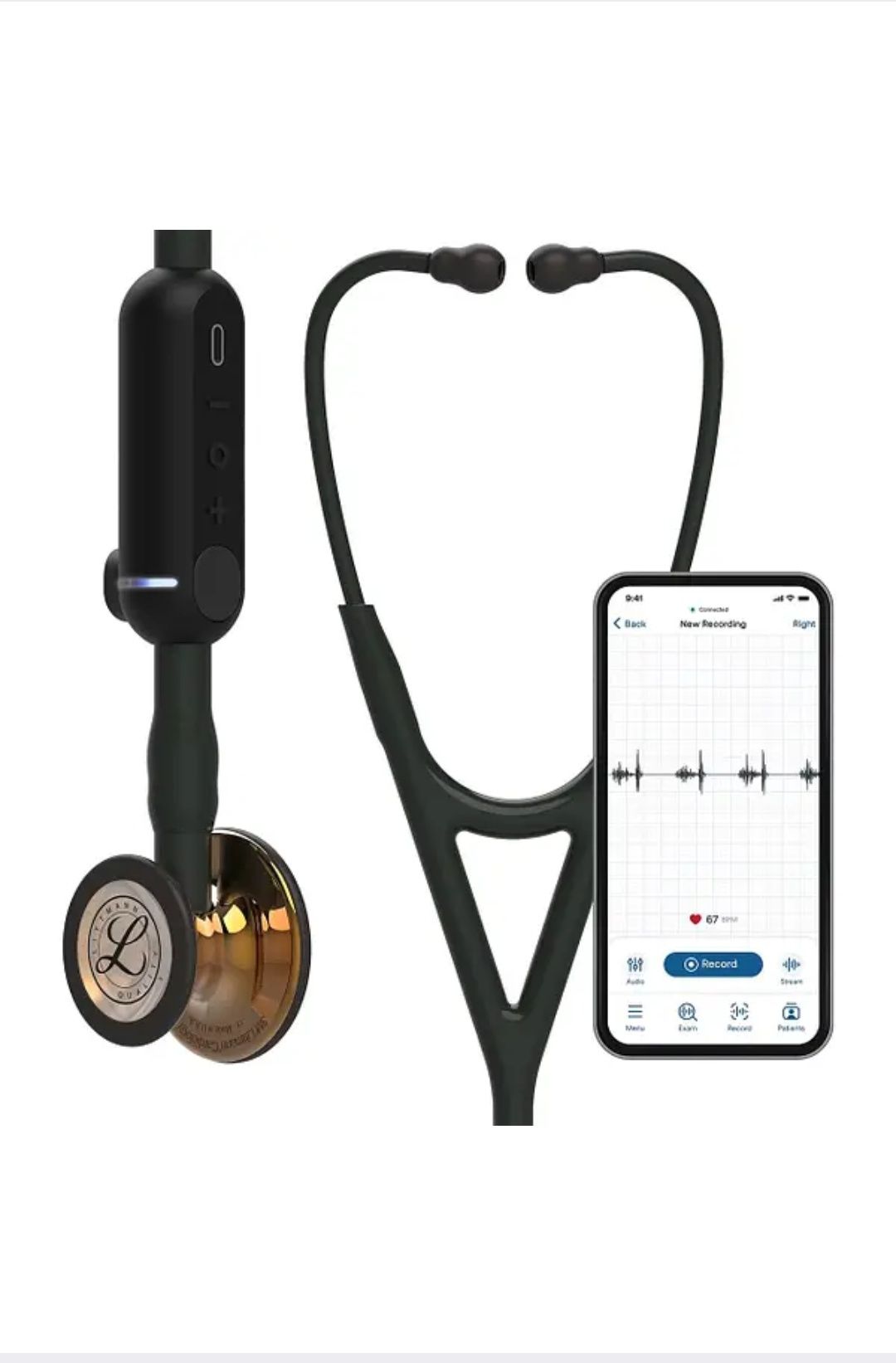 Цифровий стетоскоп 3M Littmann Core + чехол в подарок