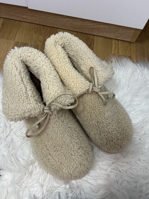 Чоботи дутики kachorovska / угги тедді / взуття kochorovska